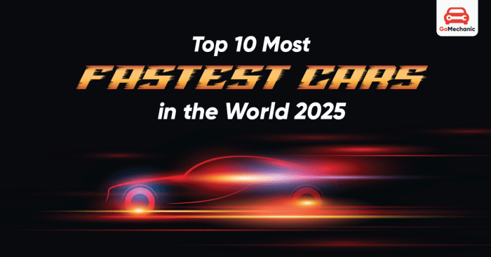 Fastest Supercars in the World (2025 Update)